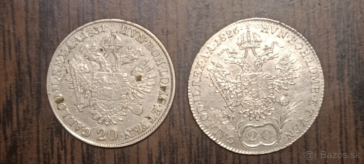 1826-20kreutzer B. 1831-20Kreutzer B. - 2