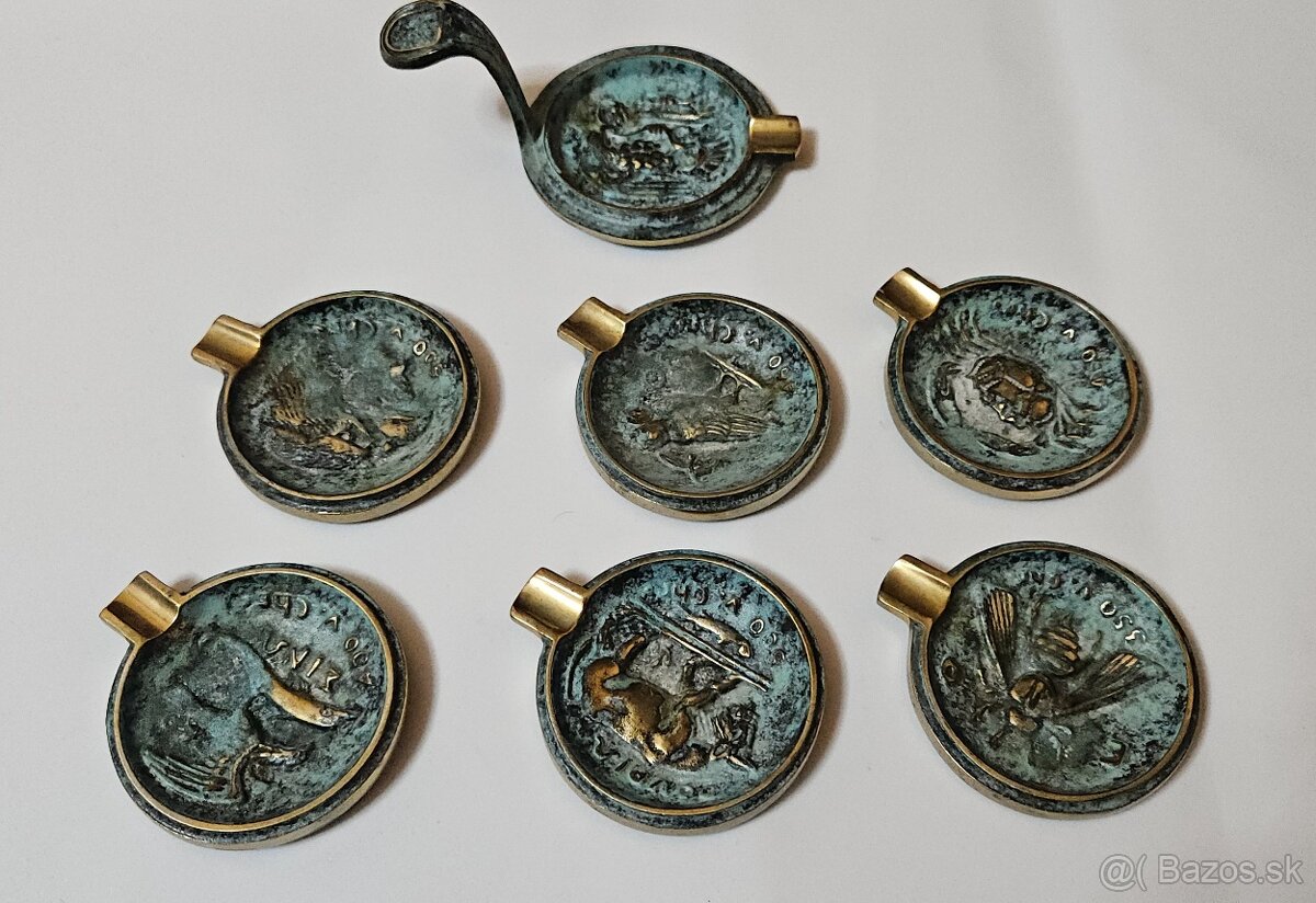 Mosadzné popolníky - 2