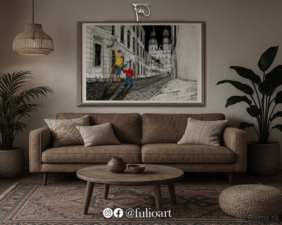 „Trnava“ - Realistická kresba - 2