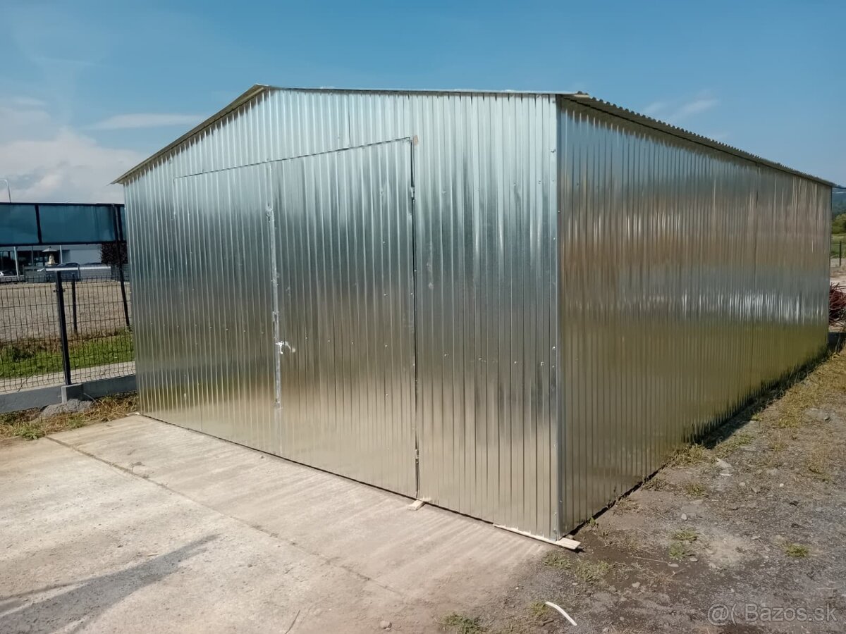 Plechová pozinkovaná montovaná HALA 5×10 m – 3 340 € - 2