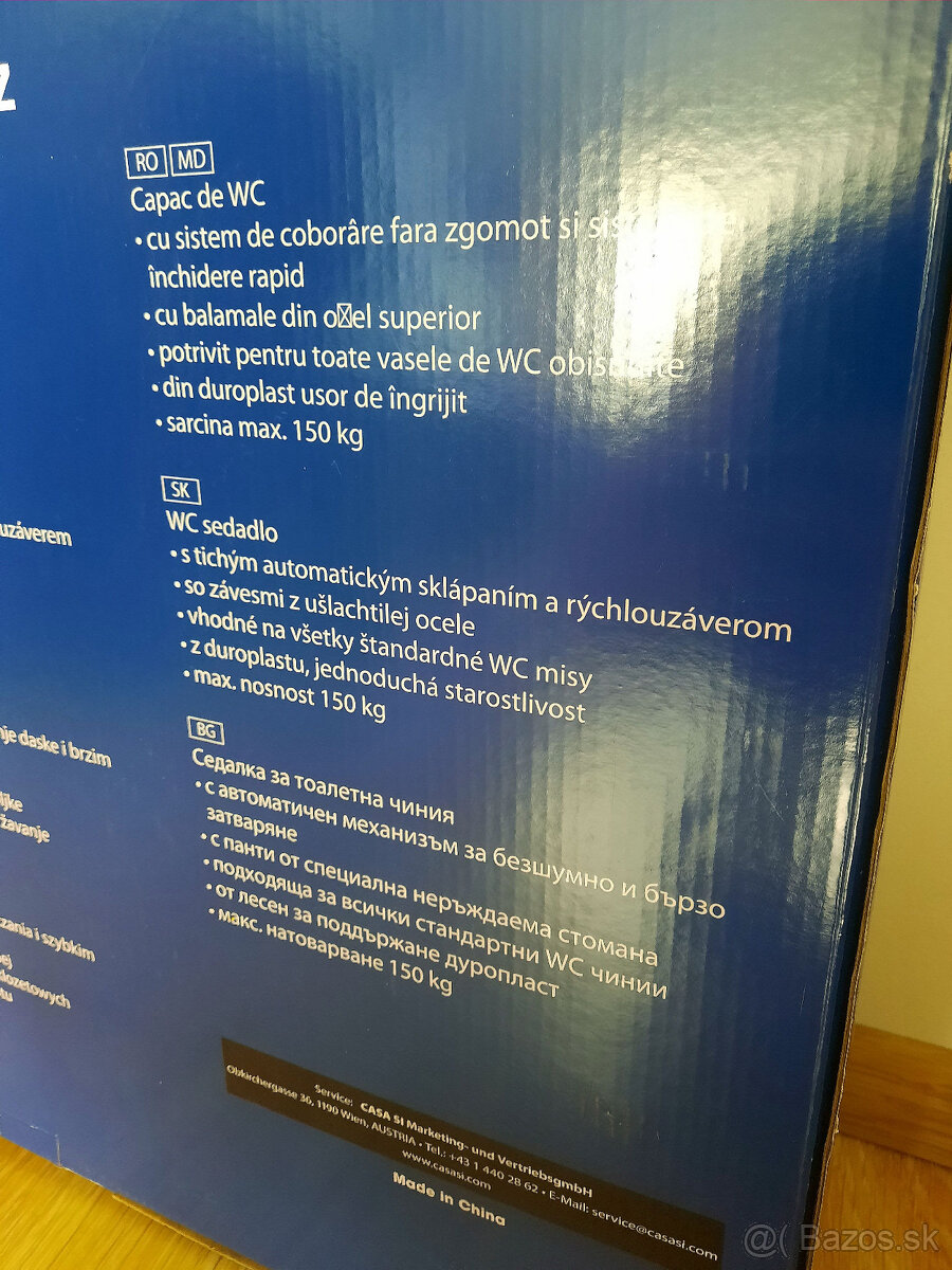 Nové WC sedadlo bambus - 2