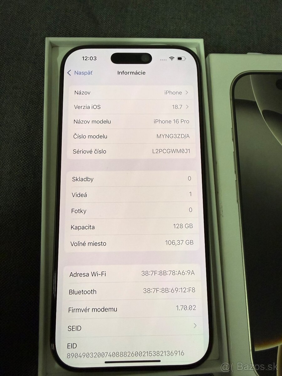iPhone 16 PRO 128GB natural titanium - 2