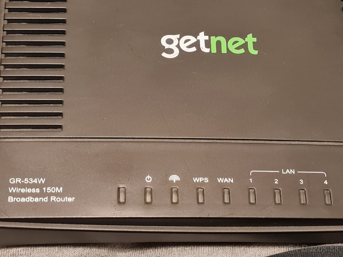 Predám wifi router getnet GR-534W - 2