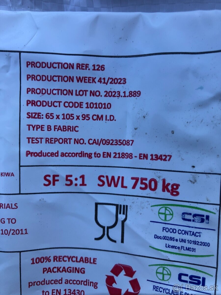 VRECIA BIG-BAG 750Kg - 2