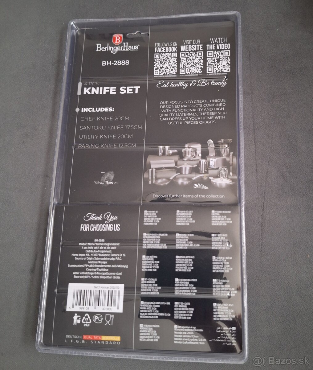 Sada nožov č.3 - 2