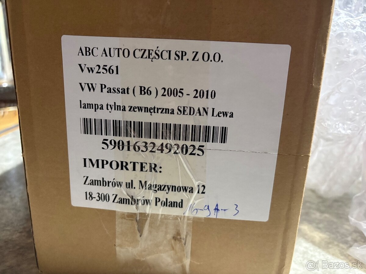 Zadné ľavé svetlo - 2