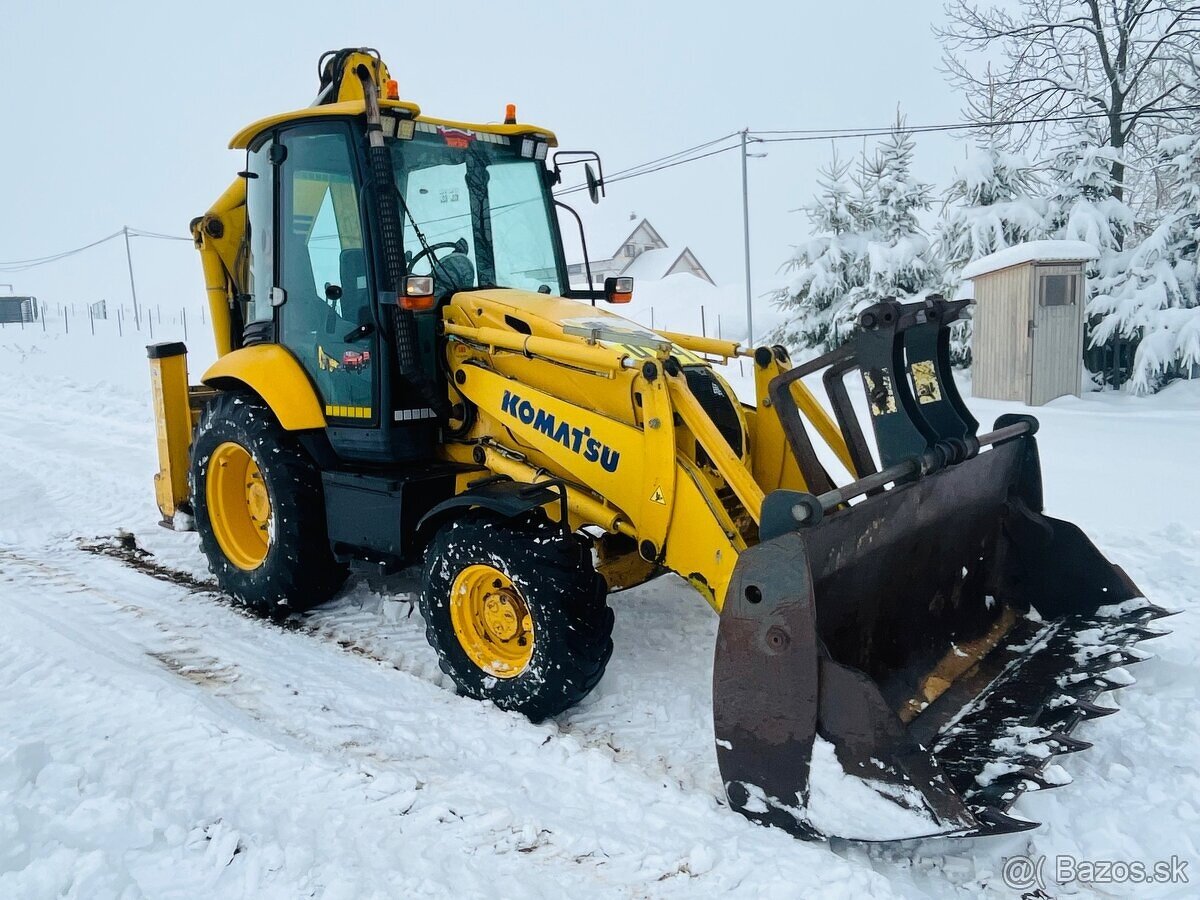 Predám Traktorbager Komatsu WB 93R - 2