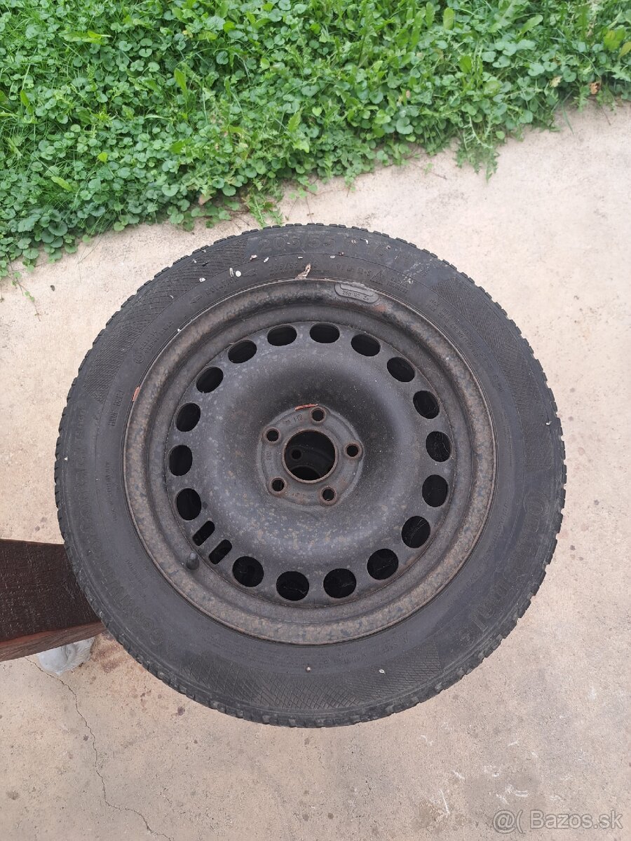 Sada 4ks plechovych diskov + sada 4ks zimnych pneumatik - 2