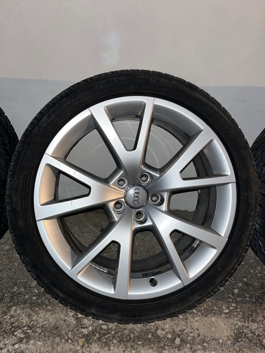 DISKY R19 AUDI 5x112 + zimné Dunlop - 2
