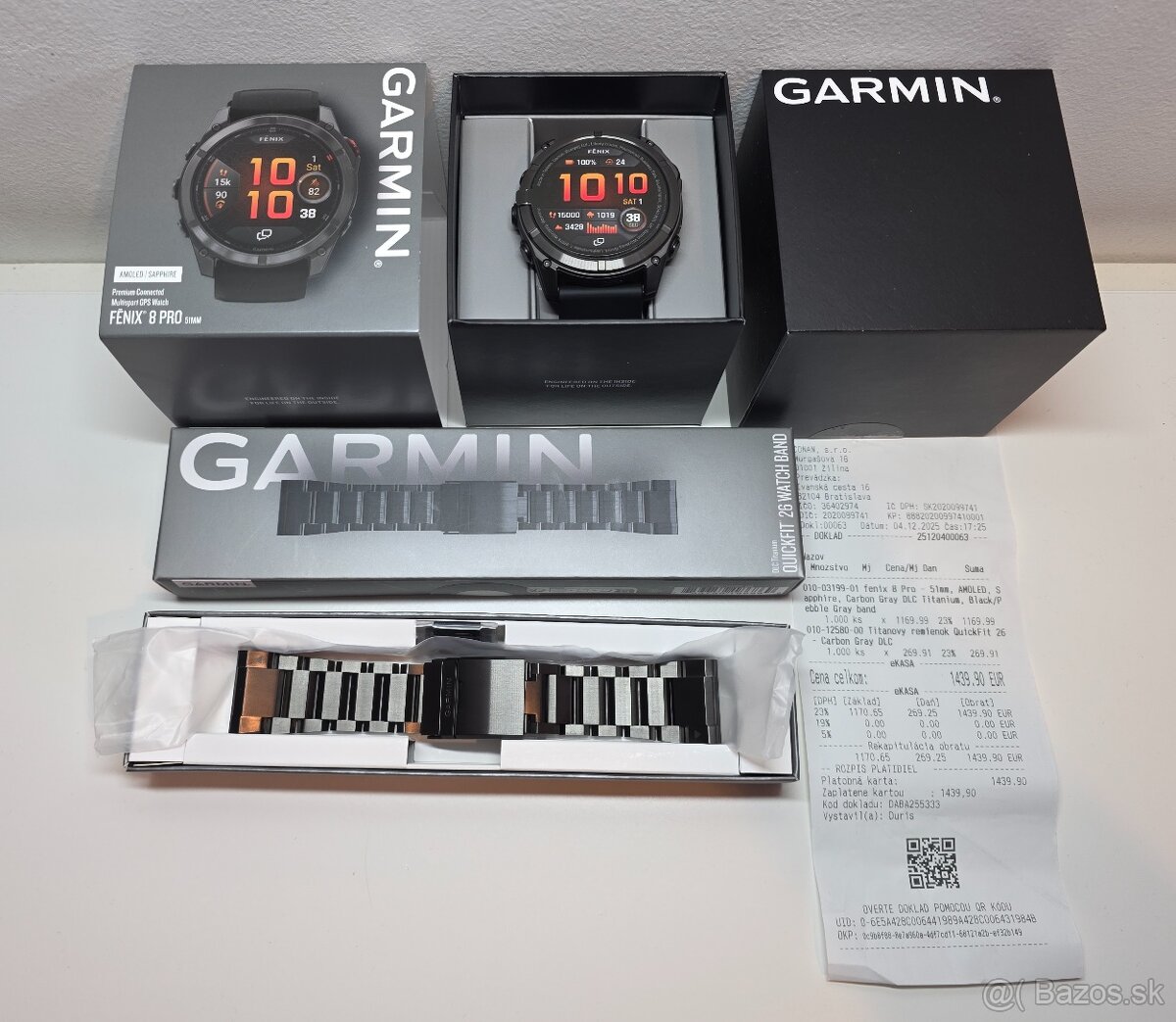 Garmin Fenix 8 Pro 51 mm AMOLED carbon gray titan, NOVE - 2