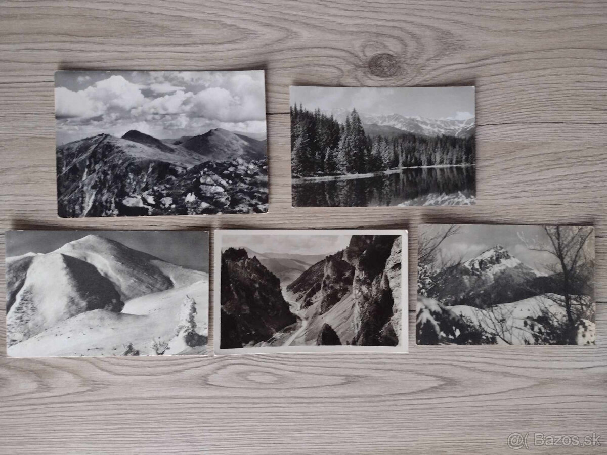 Predám pohľadnice - hory - 2