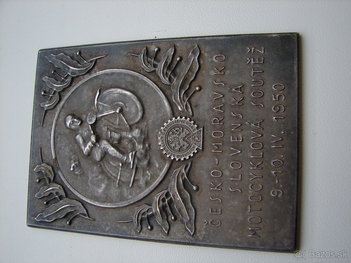 Medaila plaketa. - 2