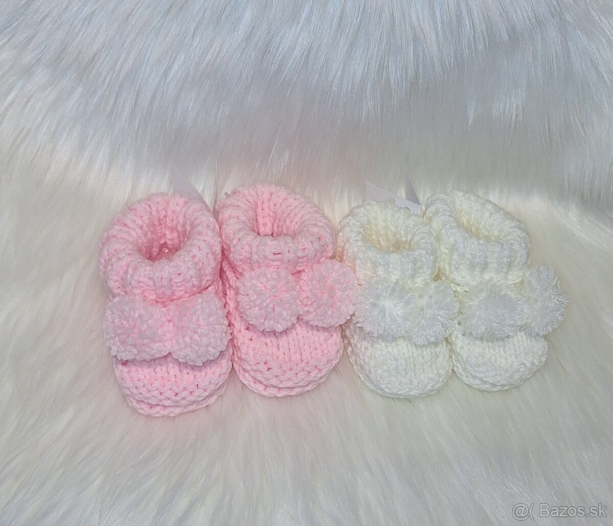 Detské dievčenské topánočky botičky handmade - 2