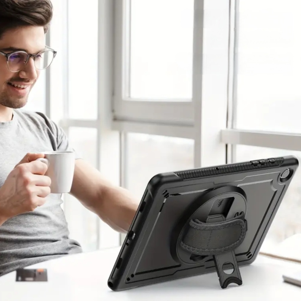 Čierny obal na tablet Samsung A11 - 2