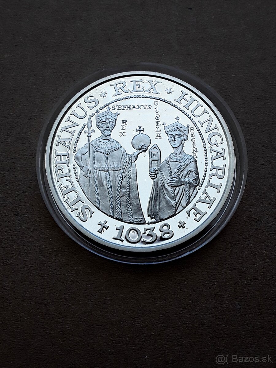 Minca 500 Forint 1988 proof, striebro - 2