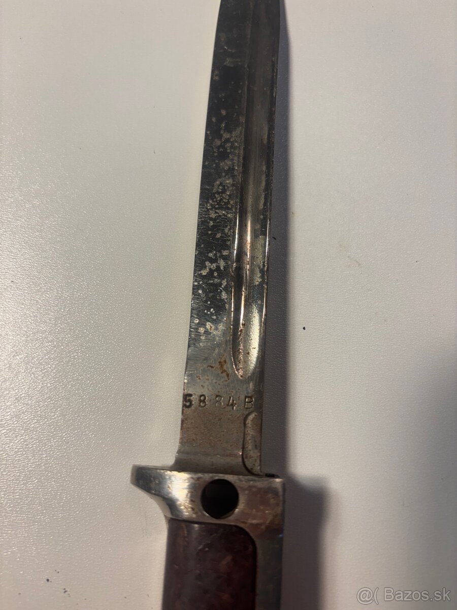 Bodák bajonet vz58 chróm - 2