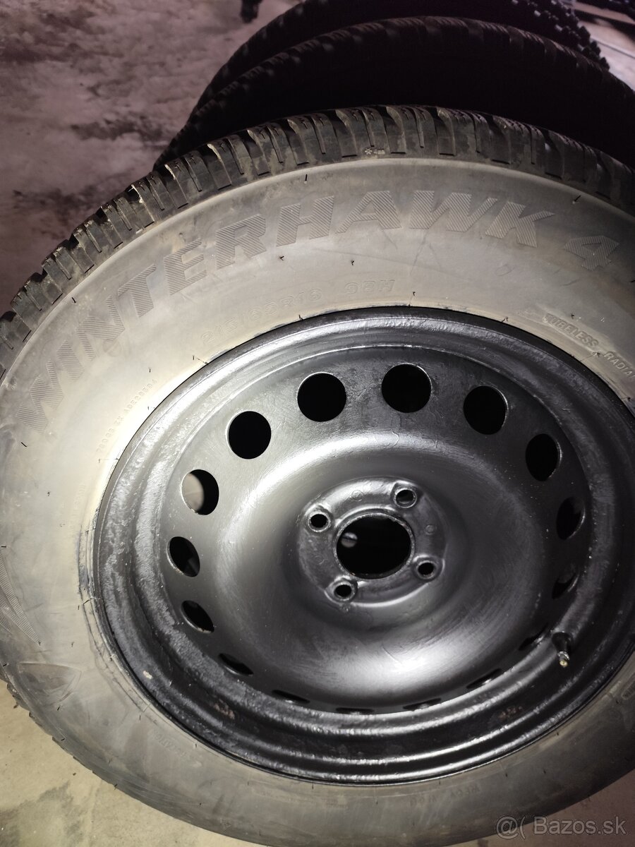 Zimné pneumatiky na diskoch 215x65x16 - 2
