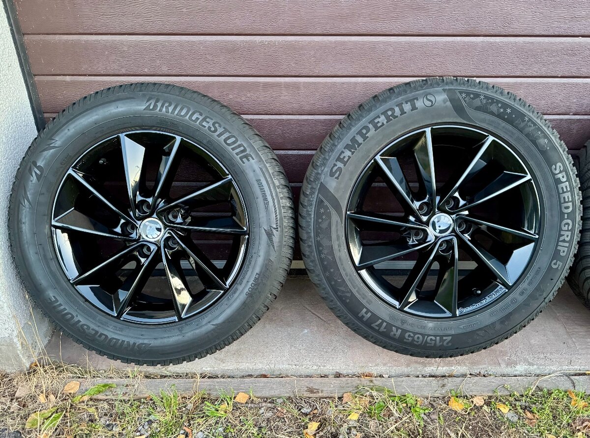 originální ALU kolesá škoda borbet R17 5x112 - 2