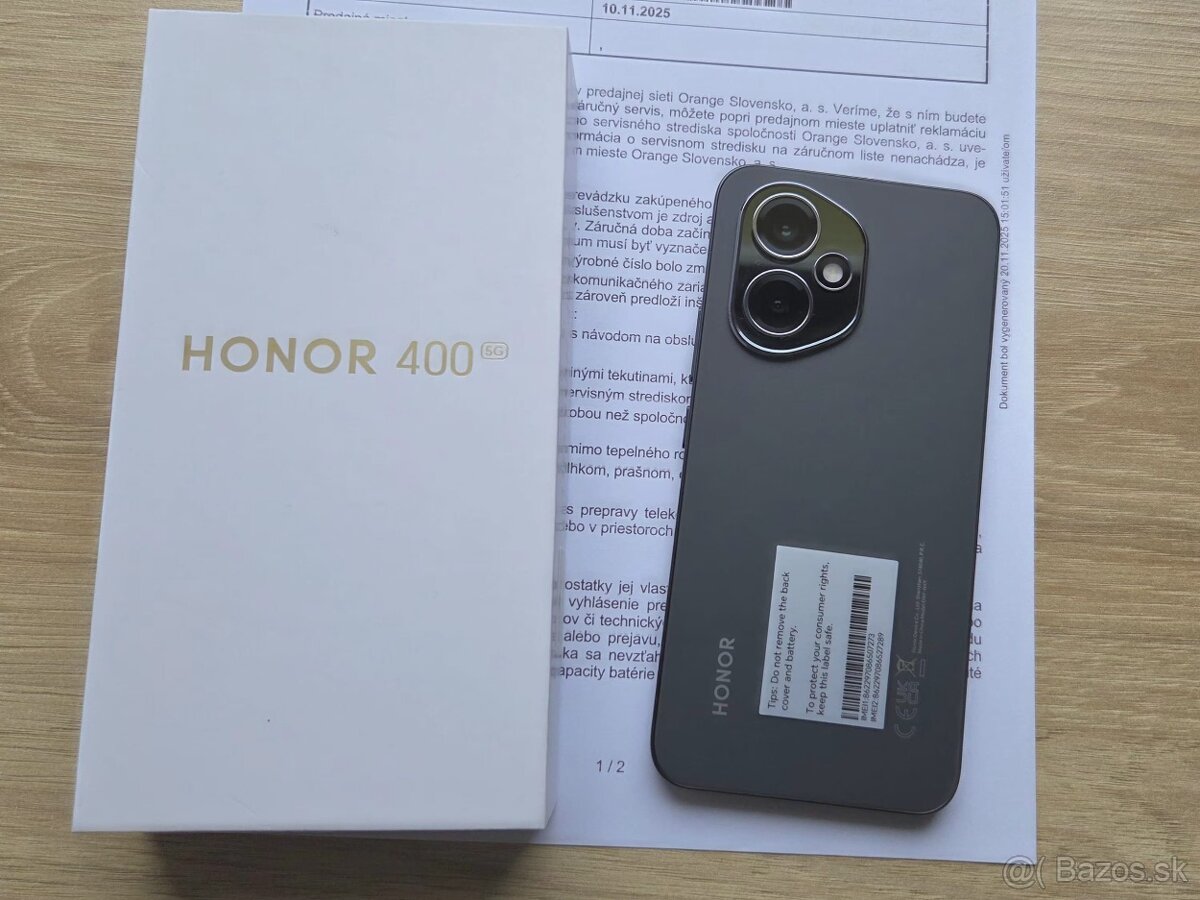 HONOR 400 5G 8GB/512GB,black,top,zaruka - 2