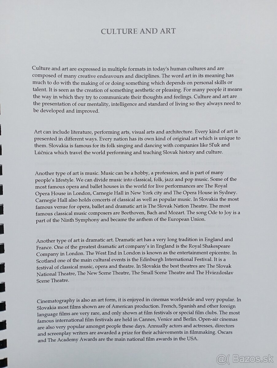 Maturitné otázky ANJ - 2