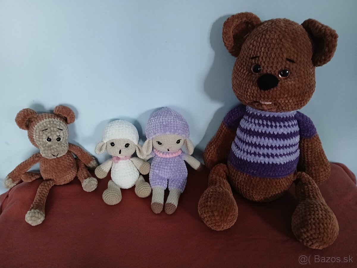 Hačkované hračky pre deti, ručná práca - 2