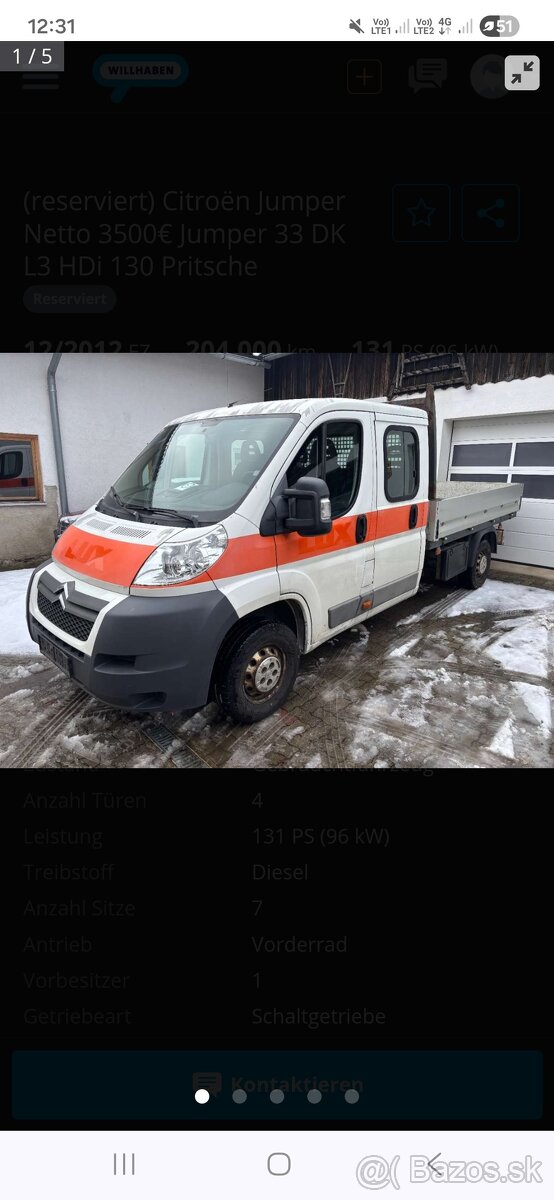 CITROEN JUMPER VALNÍK 7 MIESTNE - 2