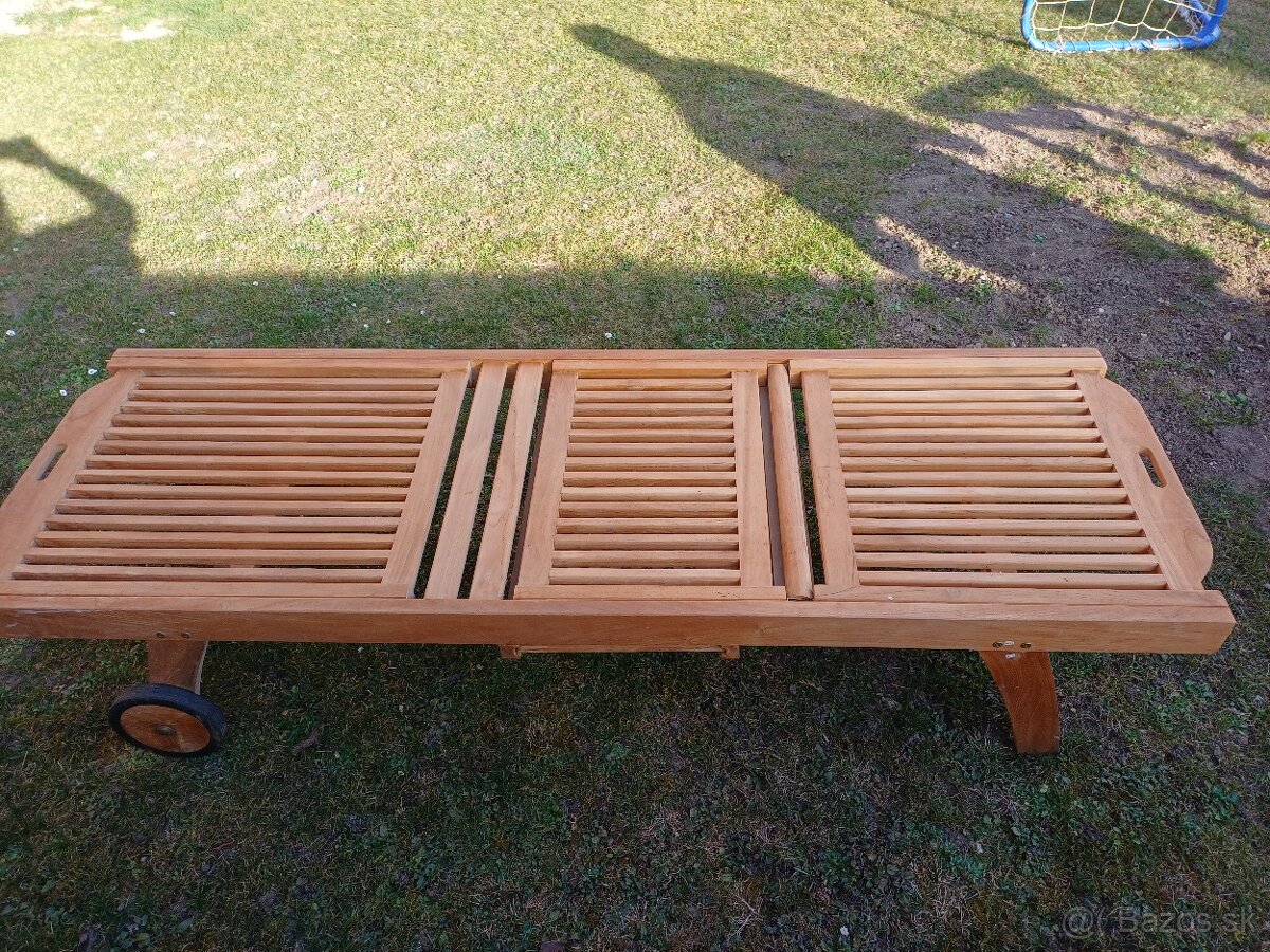 Zahradne drevene lehatko - 2