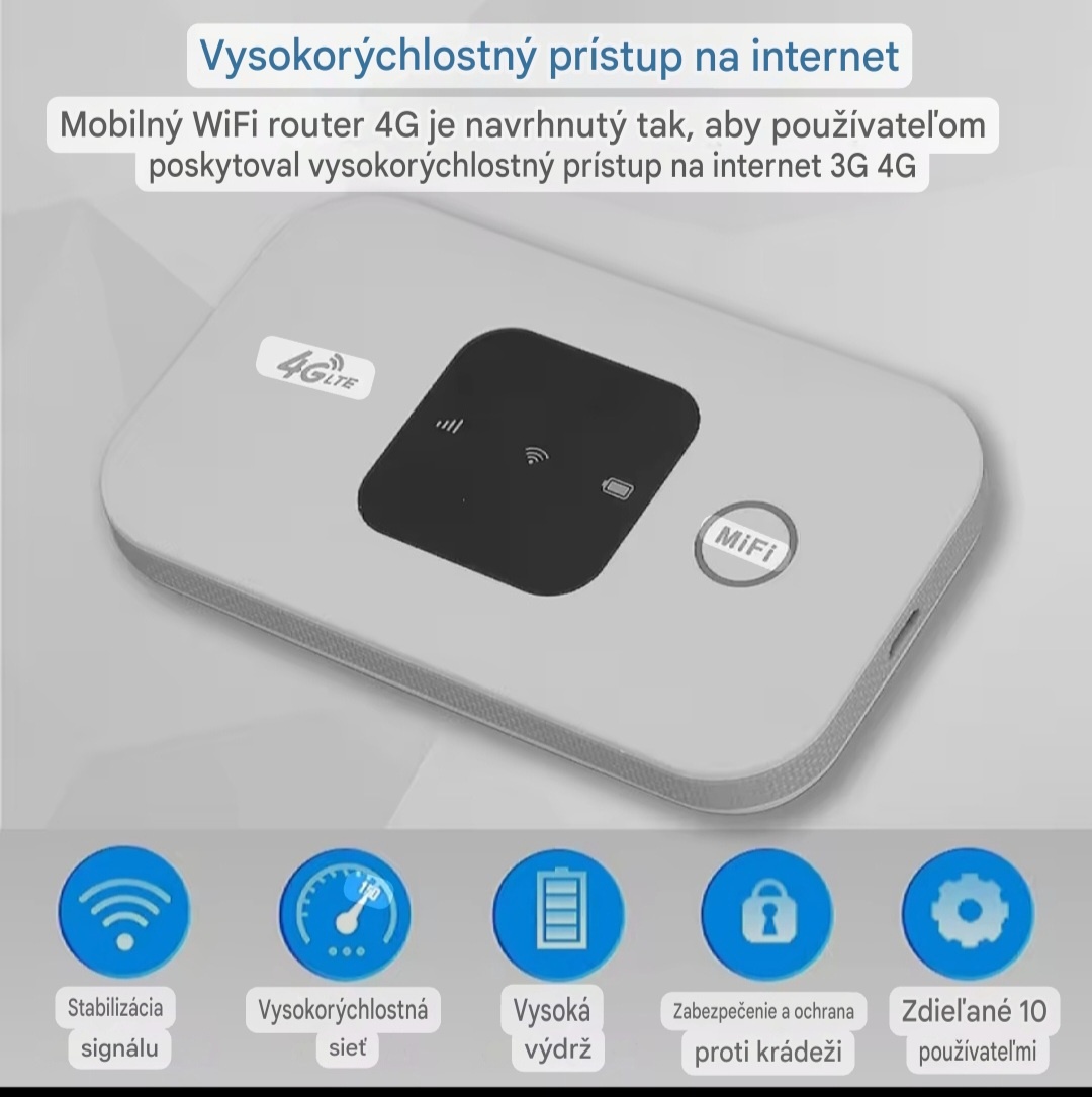 Bezdrôtový 4G router - 2