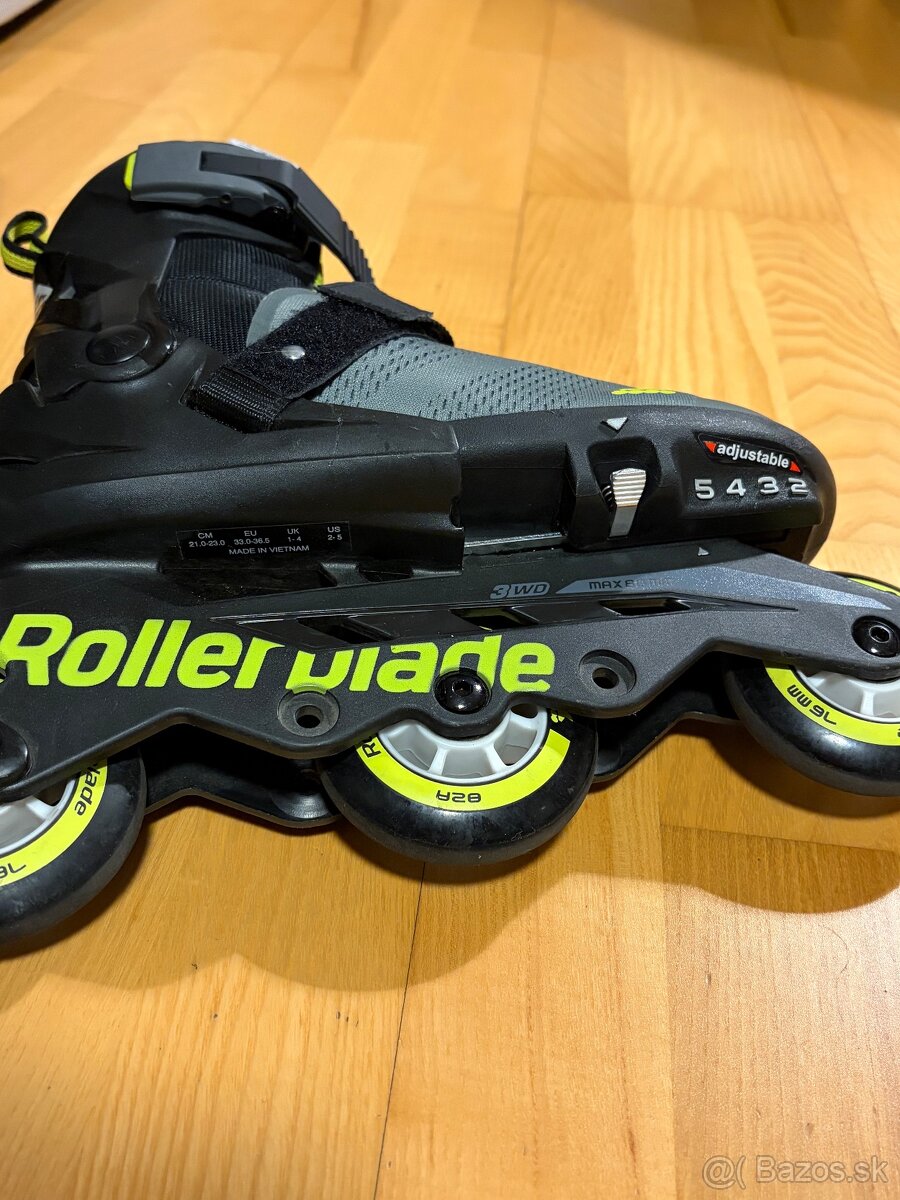 Detské korčule Rollerblade Microblade 33–36 - 2