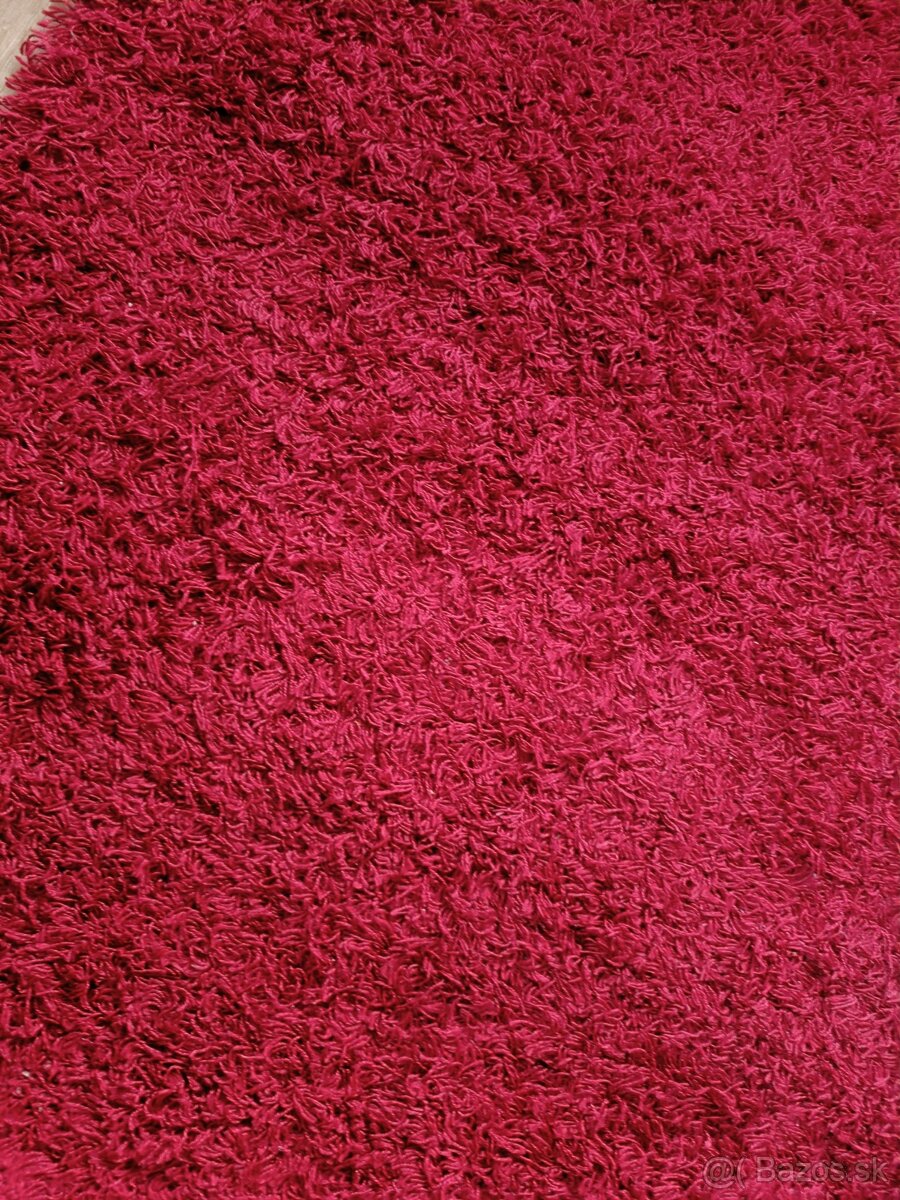 Shaggy Flex bordový 133x190 - 2