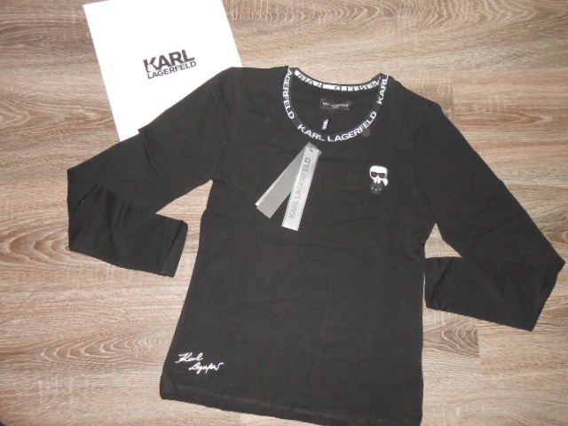 Karl Lagerfeld damske tricko s dlhym rukavom S - 2