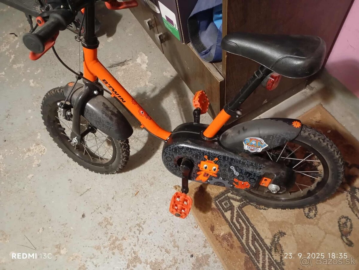 Bicykel velkost 14,BTWIN - 2