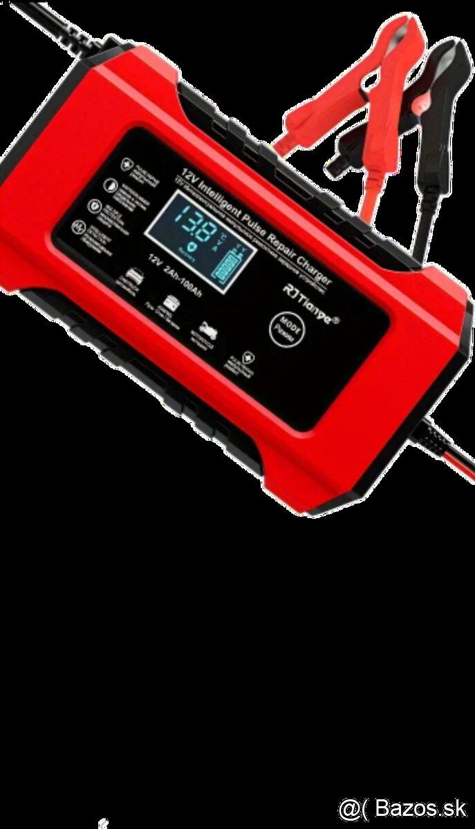 Inteligentná Nabíjačka Autobatérií 12V 6A (NOVÉ) - 2
