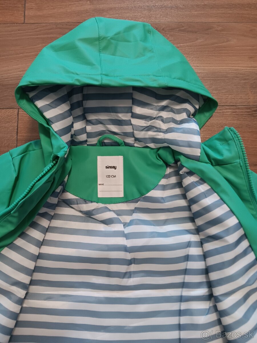 Nová bunda do dažďa veľ. 122 - 2