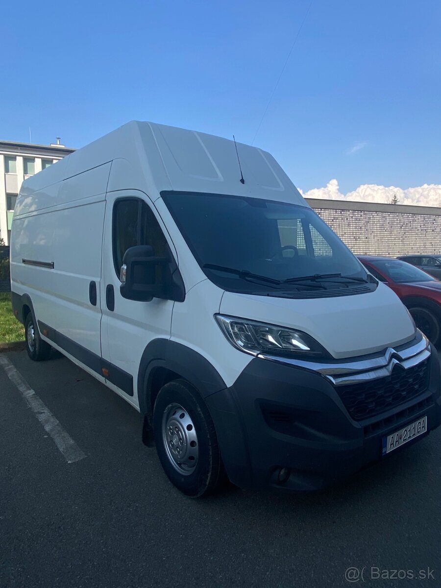 Predám dodávku Citroën Jumper 2,2 top stav rok 2017 - 2