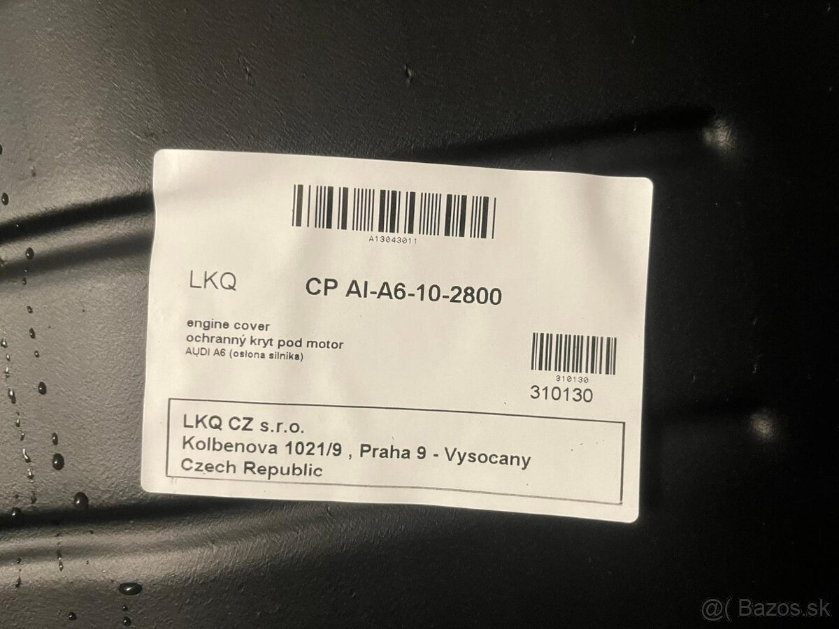 Spodné kryty motora Audi A6 C7 - 2