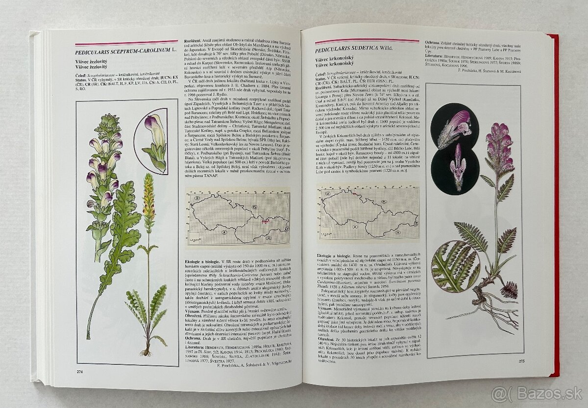 Chranené a vzácne rastliny SR a ČR - 2