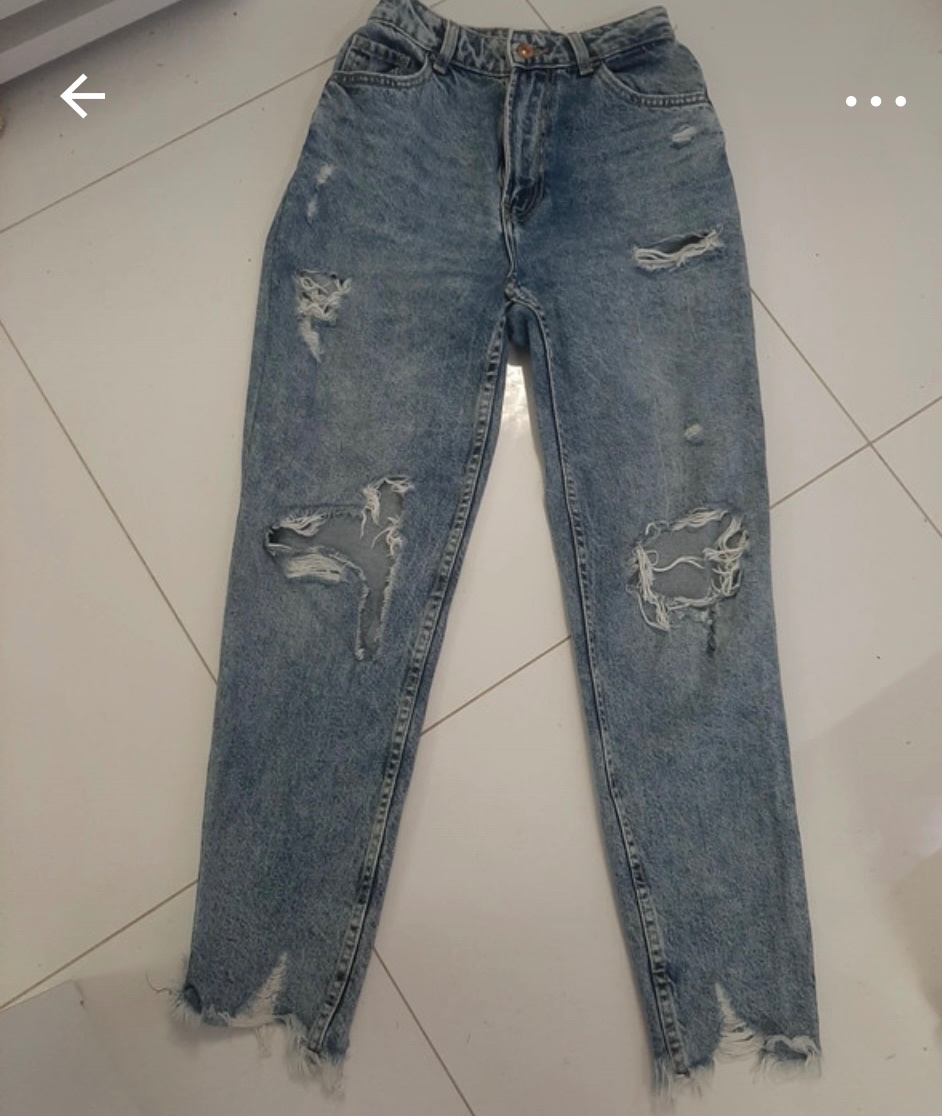 Dámske rifle Bershka - 2