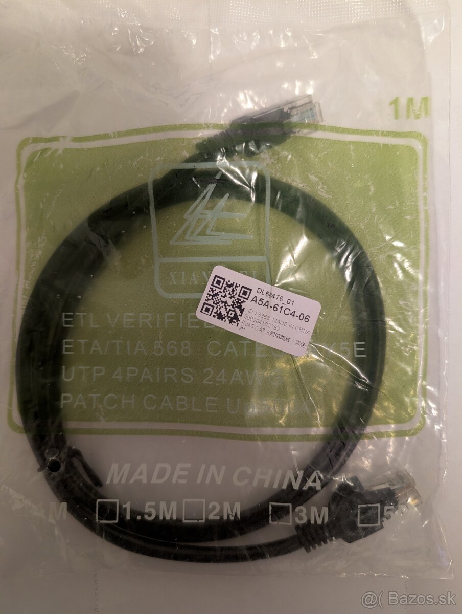 RJ45 kábel 1M UTP CAT-5 - 2