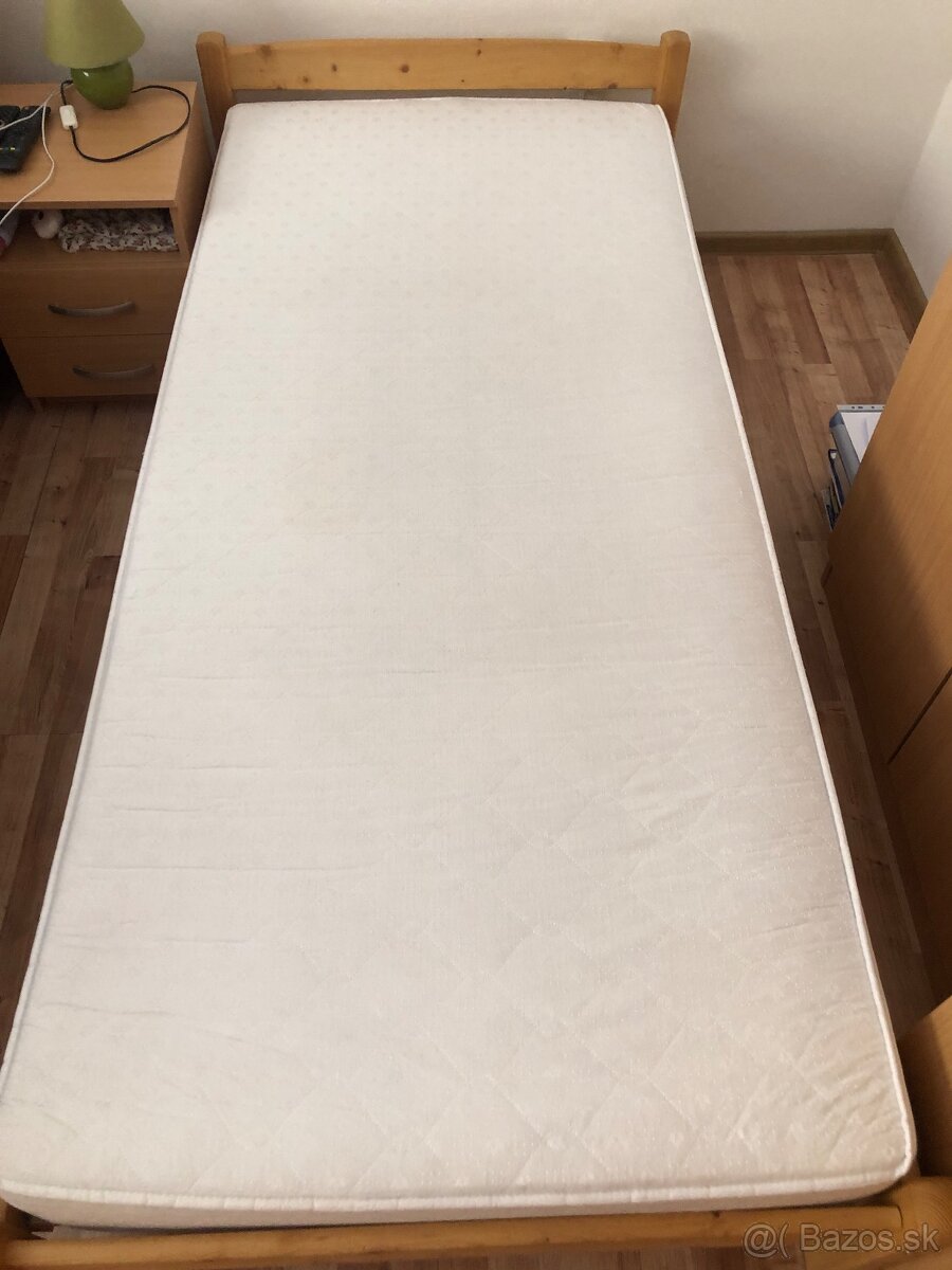 Posteľ 90x200+rošt+matrac - 2