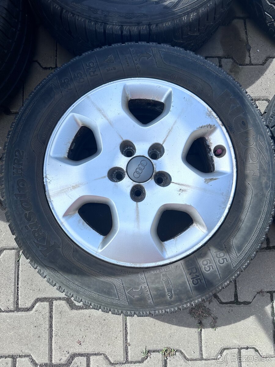 Elektróny+zimne pneu 195/65R15 - 2