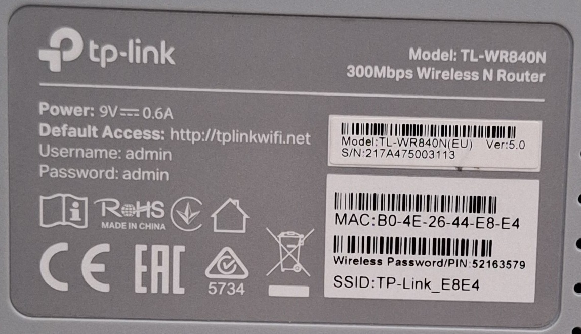 Router TP-Link TL-WR840N Wireless N 300Mbit/s - 2