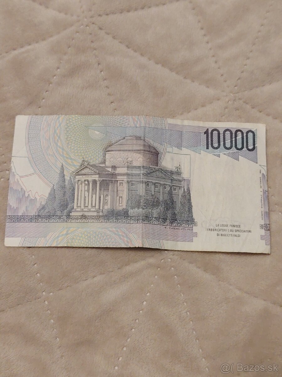10 000 ITL – talianske líry - 2