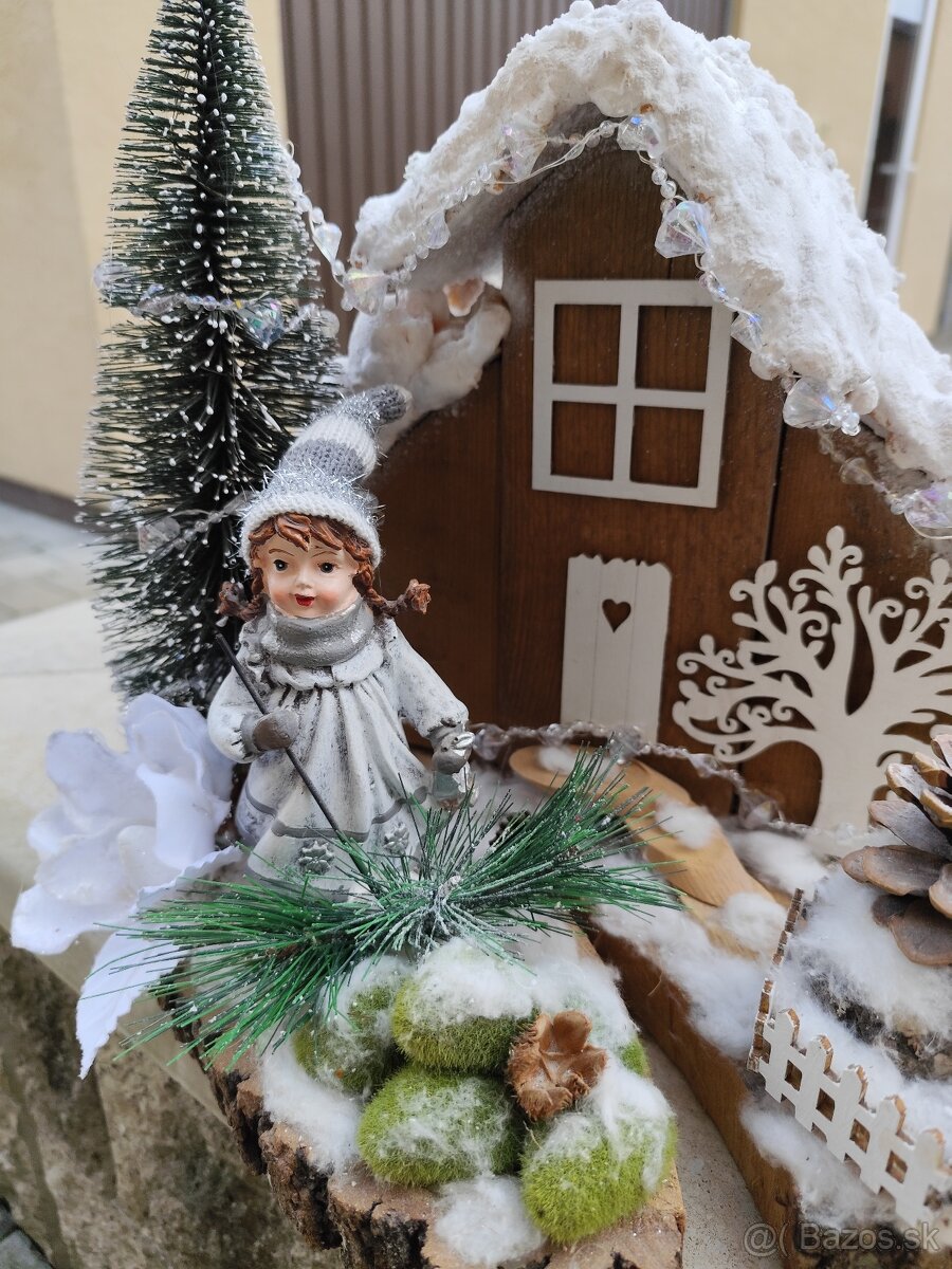 Vianočná dekorácia domček - 2