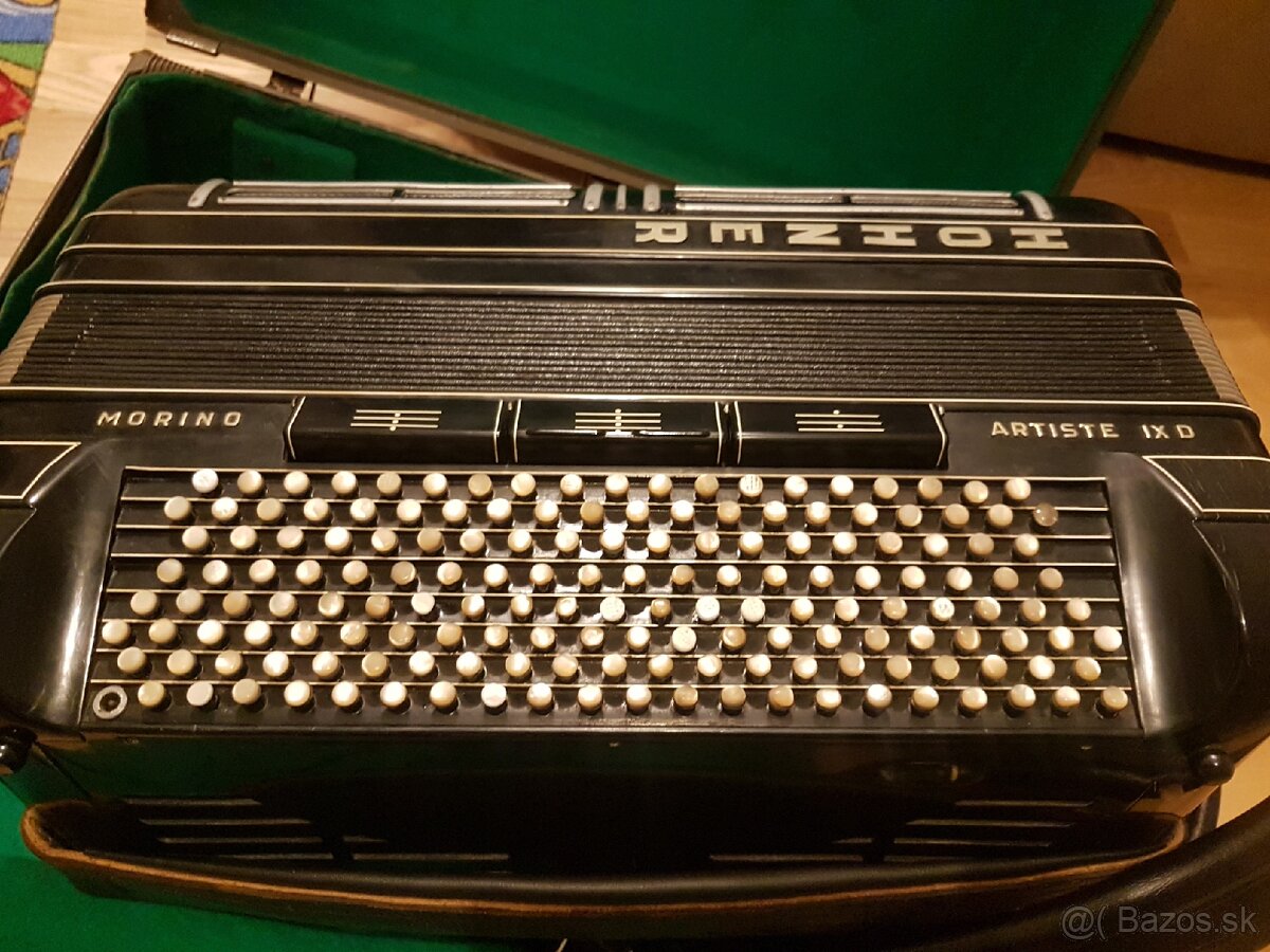 Predám Akordeon Morino Artiste IX D - 2