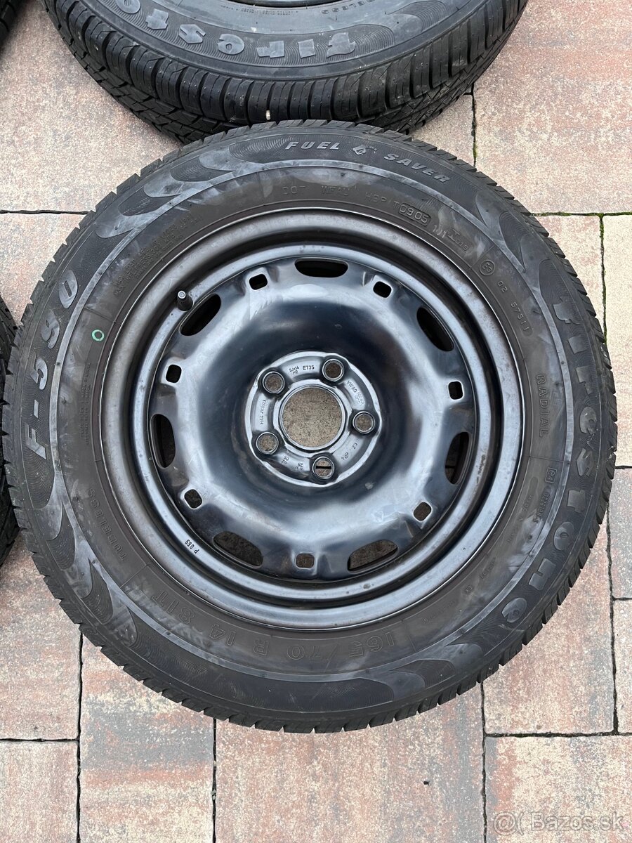 Orig. plechové disky Škoda R14, 5x100 - 2