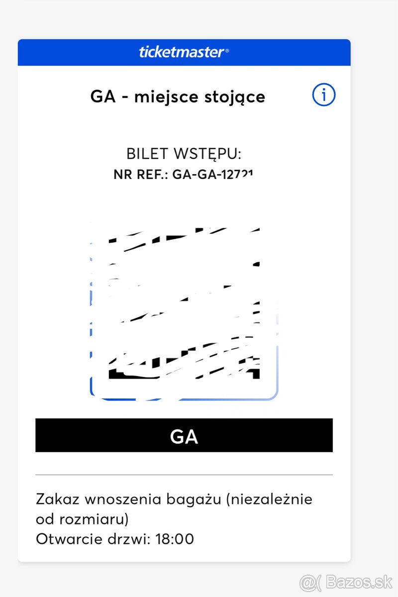 1x listok na koncert Lorde v Łodz 6.12.25 - 2