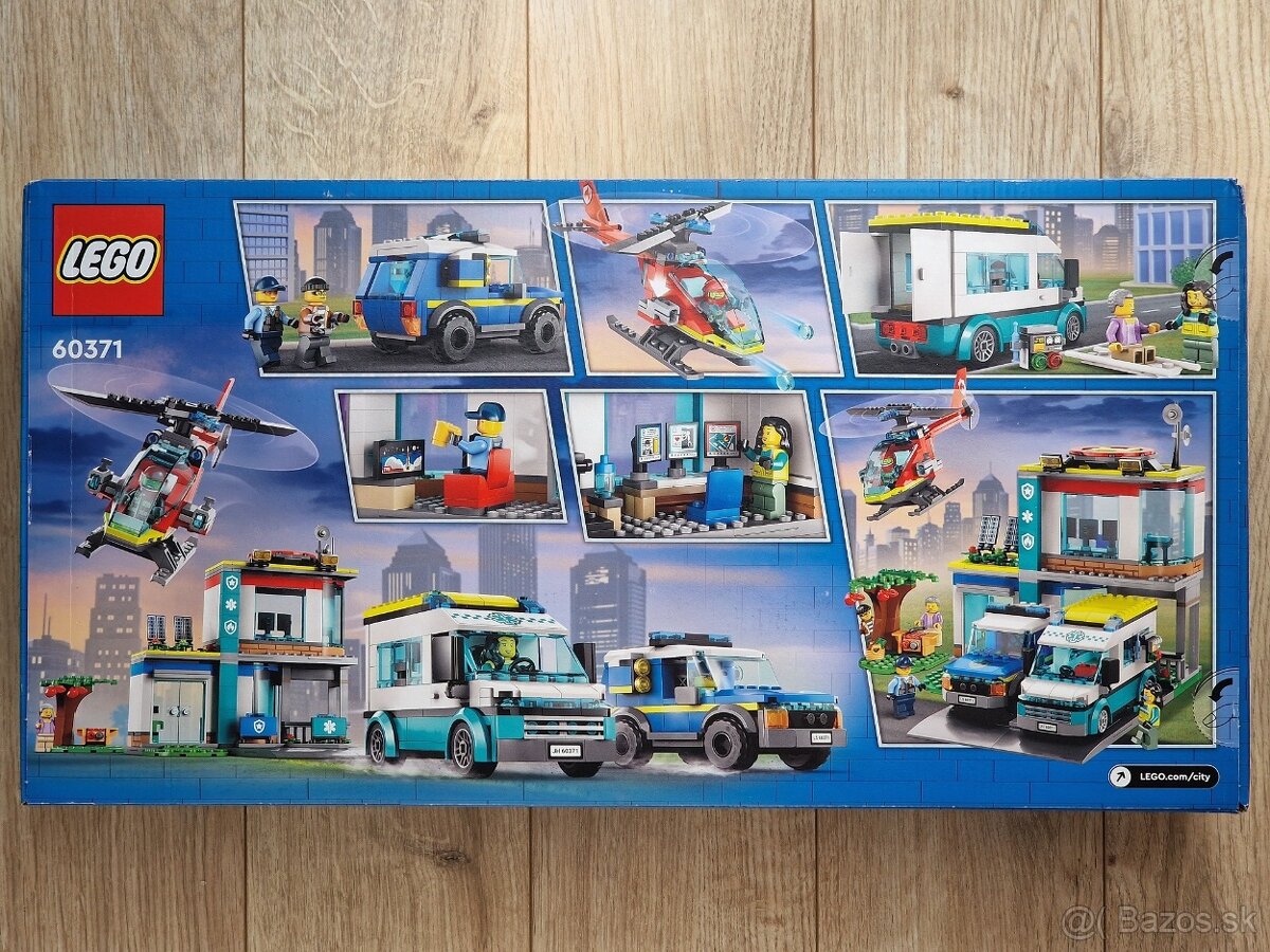 Lego City 60371 Zásahová centrála (Emergency Vehicles HQ) - 2