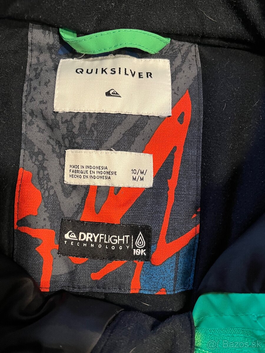 Oteplovačky zn. Quiksilver veľ. 140 - 2