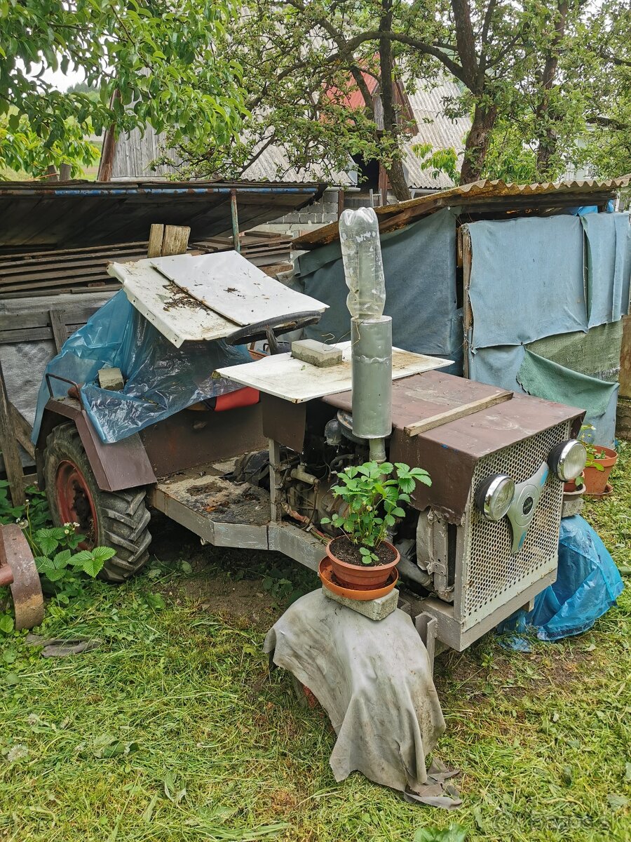 Malotraktor domácej výroby - 2